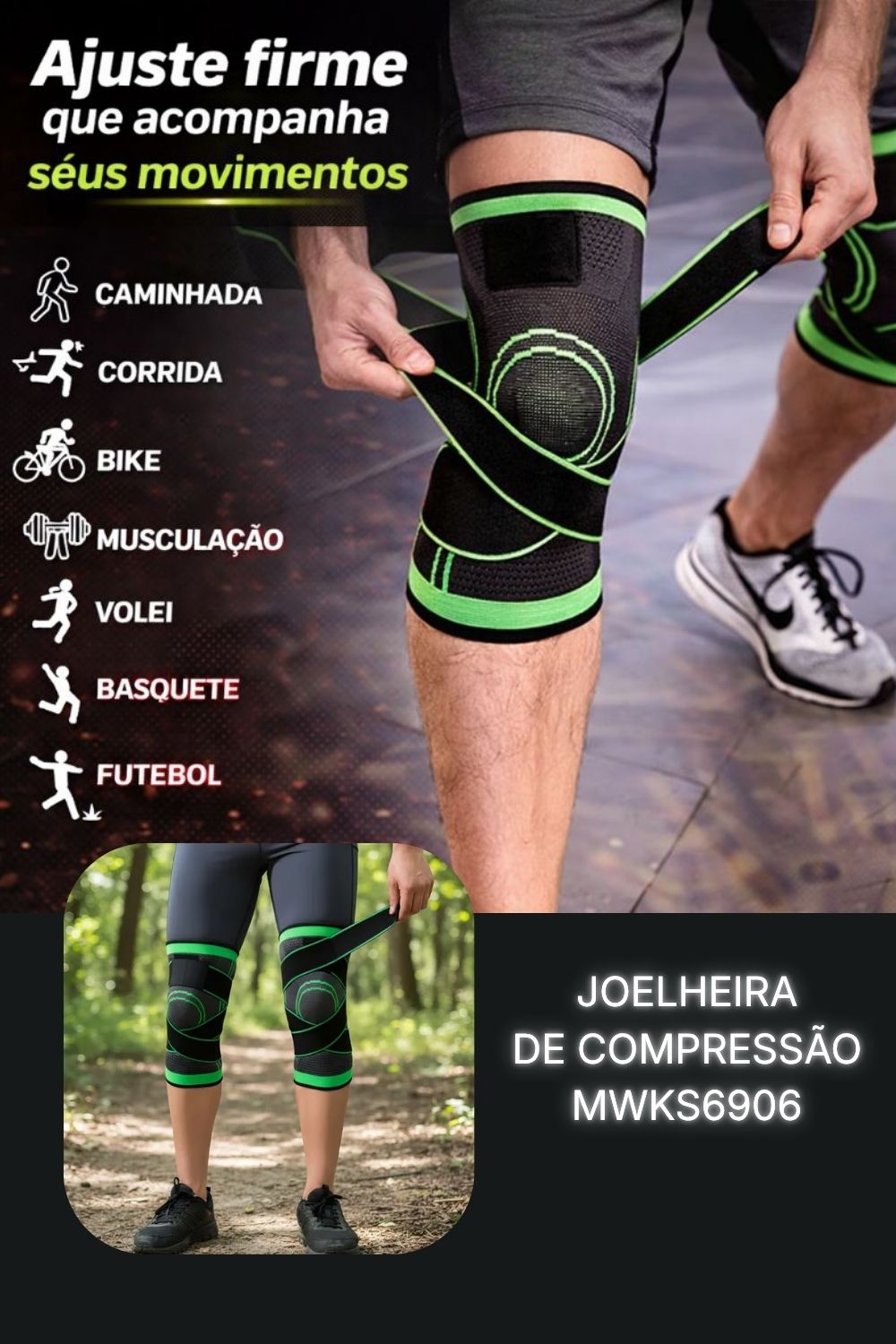Joelheira de Compressão MWKS-6906